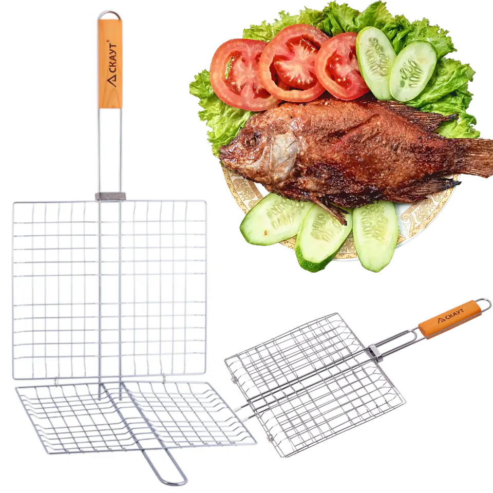 ⁨RUSZT DO GRILLOWANIA MIĘSA STEKÓW RYB GRILL⁩ w sklepie Wasserman.eu