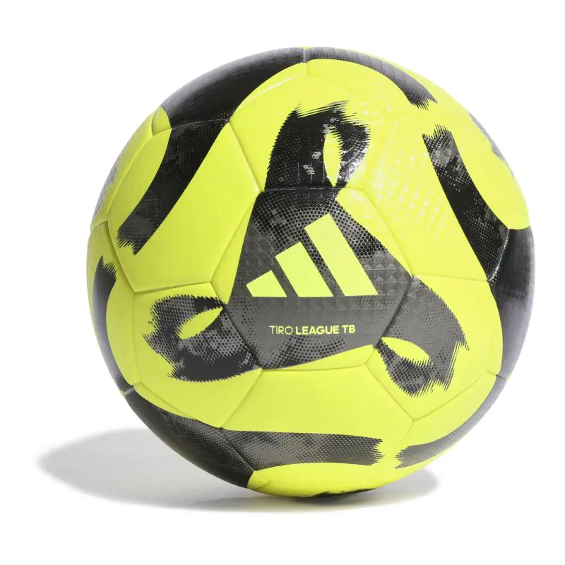 ⁨Piłka nożna adidas Tiro League (kolor Żółty, rozmiar 4)⁩ w sklepie Wasserman.eu