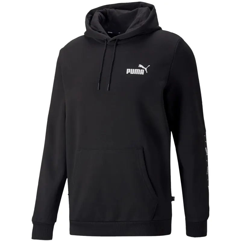 ⁨Bluza Puma ESS+ Tape Hoodie FL M 849040 (kolor Czarny, rozmiar L)⁩ w sklepie Wasserman.eu