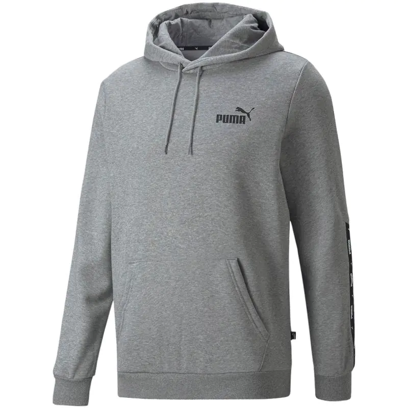 ⁨Men's Puma ESS+ Tape Hoodie FL grey 849040 03⁩ at Wasserman.eu