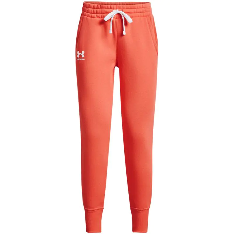 ⁨Spodnie Under Armour Rival Fleece W 1356416 (kolor Pomarańczowy, rozmiar L)⁩ w sklepie Wasserman.eu