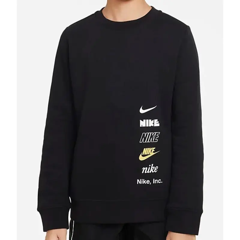 ⁨Bluza Nike Sportswear Jr DX5162 (kolor Czarny, rozmiar L (147-158))⁩ w sklepie Wasserman.eu