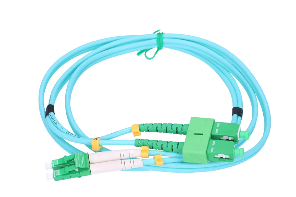 ⁨EXTRALINK PATCHCORD SC/APC-LC/APC MM OM3 DUPLEX 3.0MM 5M⁩ w sklepie Wasserman.eu