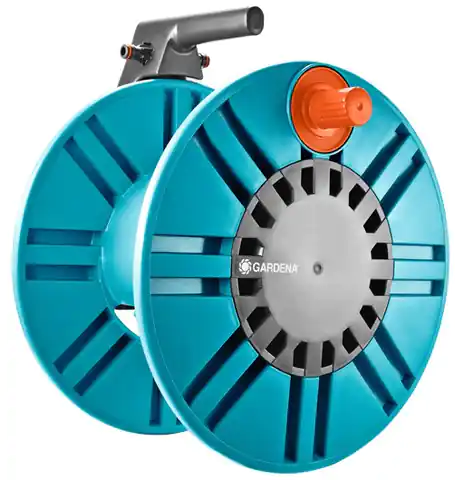 ⁨CLASSIC WALL HOSE DRUM 60 WITH GUIDE ROLLER⁩ at Wasserman.eu