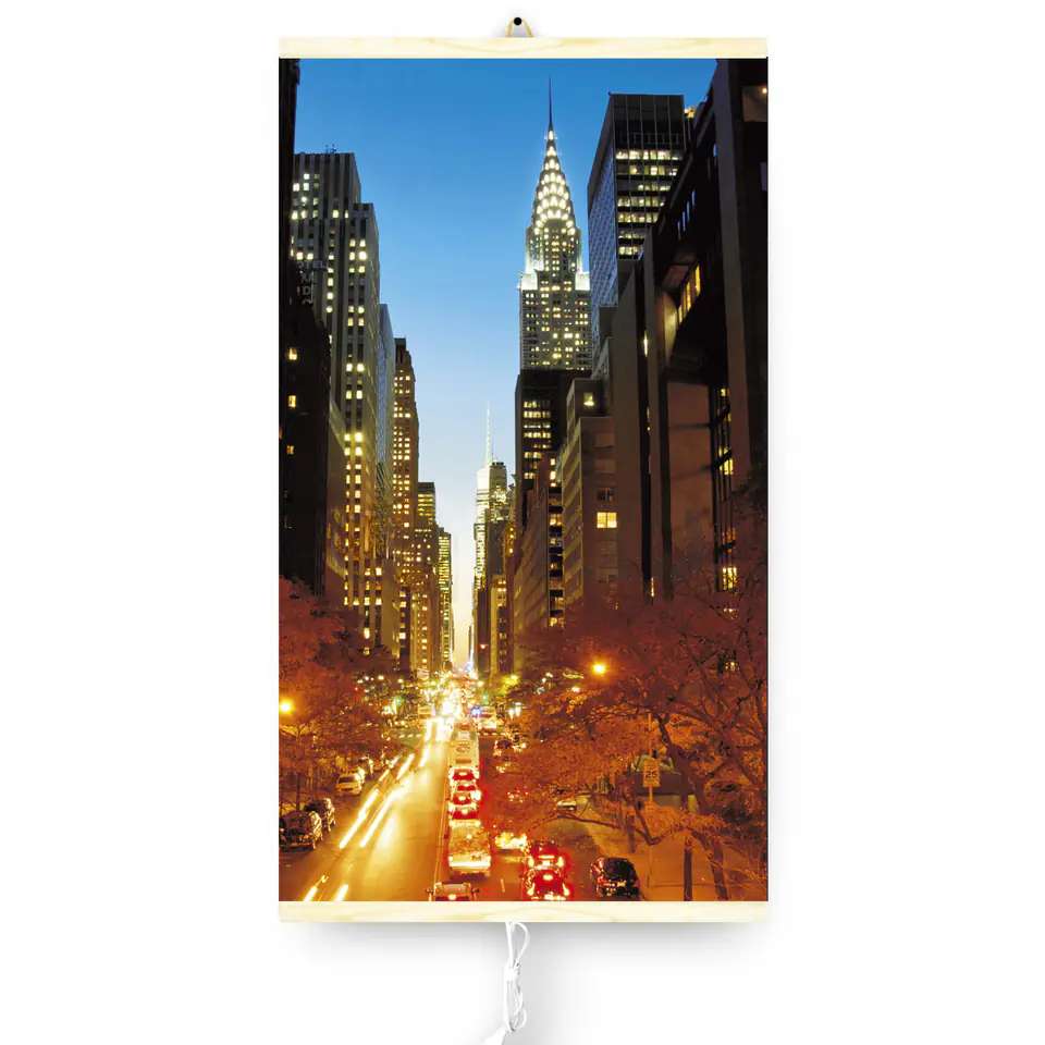 ⁨Infrared radiator - flexible heating panel 430W TRIO pattern 2 manhattan, dimensions 100x57cm⁩ at Wasserman.eu