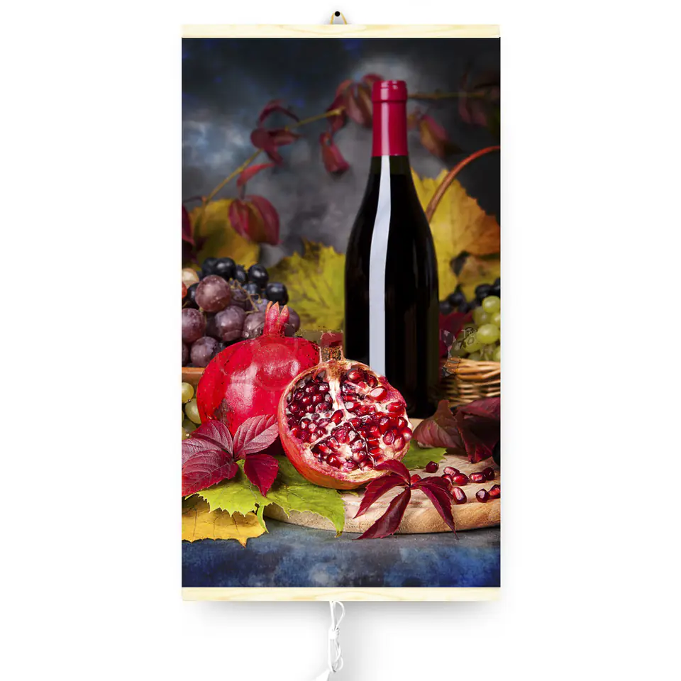 ⁨Infrared radiator - flexible heating panel 430W TRIO pattern 8 wine, dimensions 100x57cm⁩ at Wasserman.eu