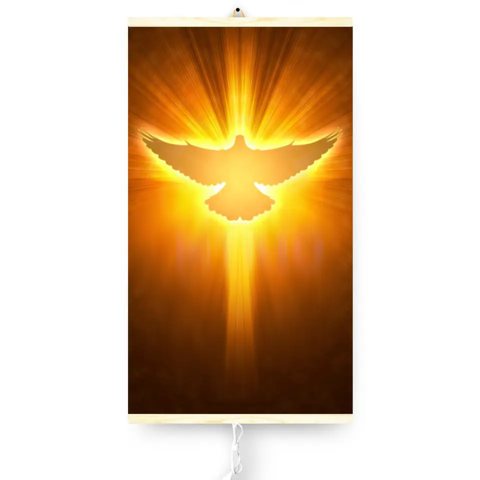 ⁨Infrared radiator - flexible heating panel 430W TRIO pattern 12 pigeon, dimensions 100x57cm⁩ at Wasserman.eu