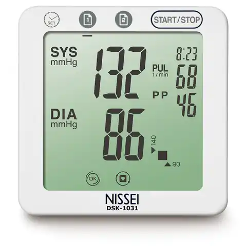 ⁨NISSEI DSK-1031 Automatic blood pressure monitor⁩ at Wasserman.eu
