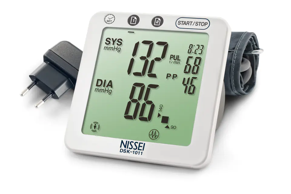 ⁨NISSEI DSK-1011 Automatic blood pressure monitor⁩ at Wasserman.eu