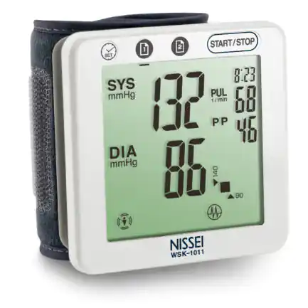 ⁨NISSEI WSK-1011 Auto/wrist blood pressure monitor⁩ at Wasserman.eu