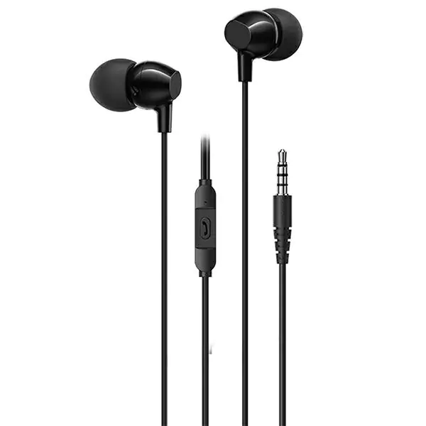 USAMS Słuchawki stereo EP-47 3.5mm czarny/black 1,2m HSEP4701 (US-SJ594) w sklepie Wasserman.eu