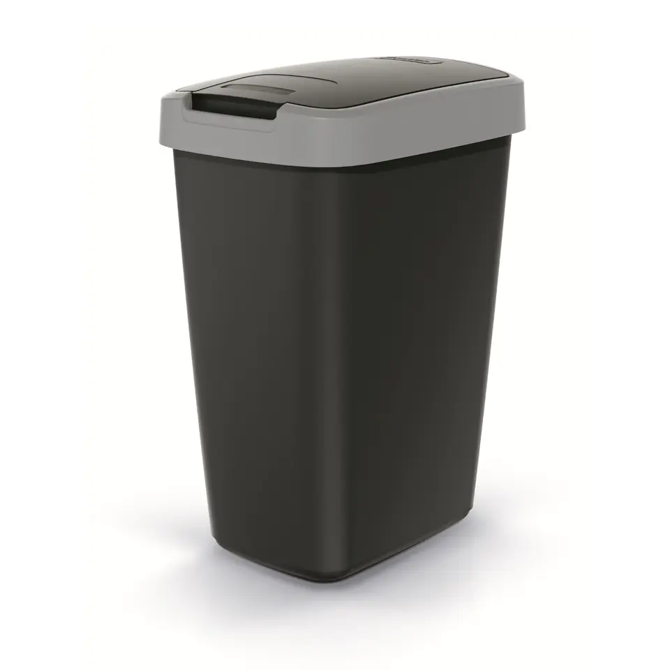 ⁨Kosz na śmieci COMPACTA Q - smooth gray 12l⁩ w sklepie Wasserman.eu