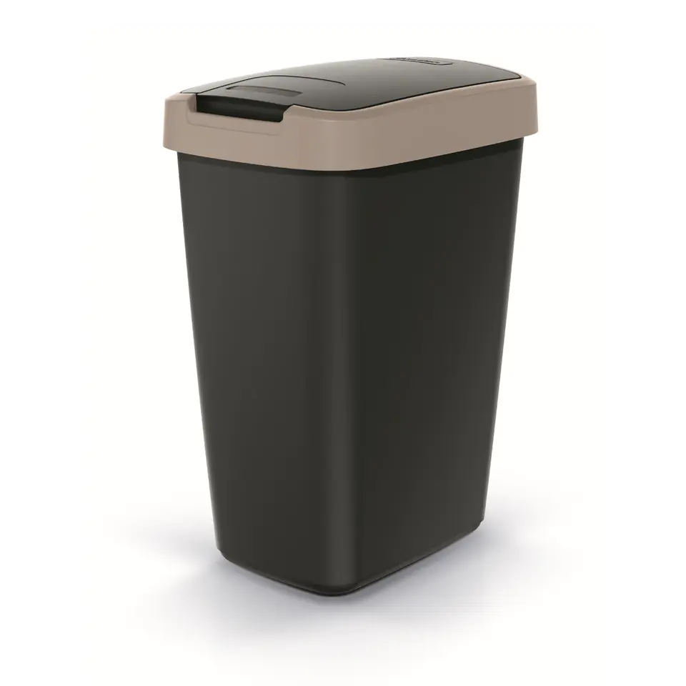 ⁨Kosz na śmieci COMPACTA Q -  jasny brąz 12l⁩ w sklepie Wasserman.eu