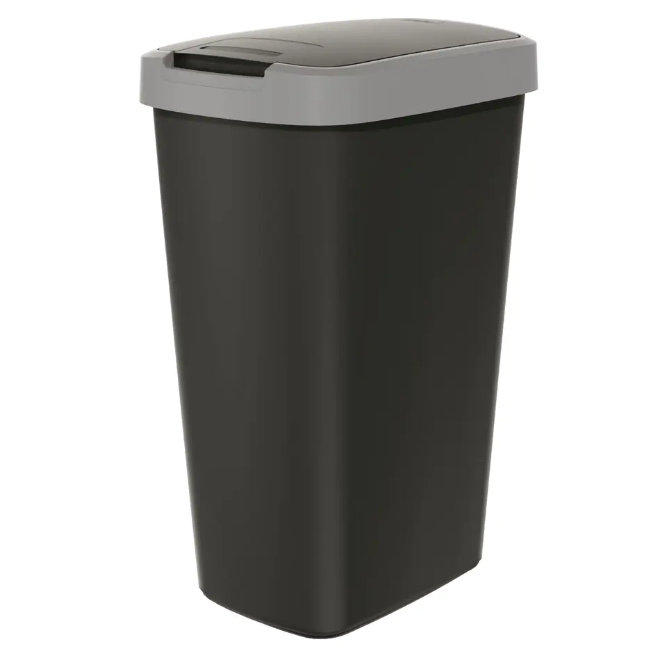 ⁨Kosz na śmieci COMPACTA Q - smooth gray 45l⁩ w sklepie Wasserman.eu