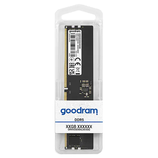 ⁨DRAM Goodram DDR5 DIMM 16GB 4800MHz CL40 SR 1,1V⁩ w sklepie Wasserman.eu