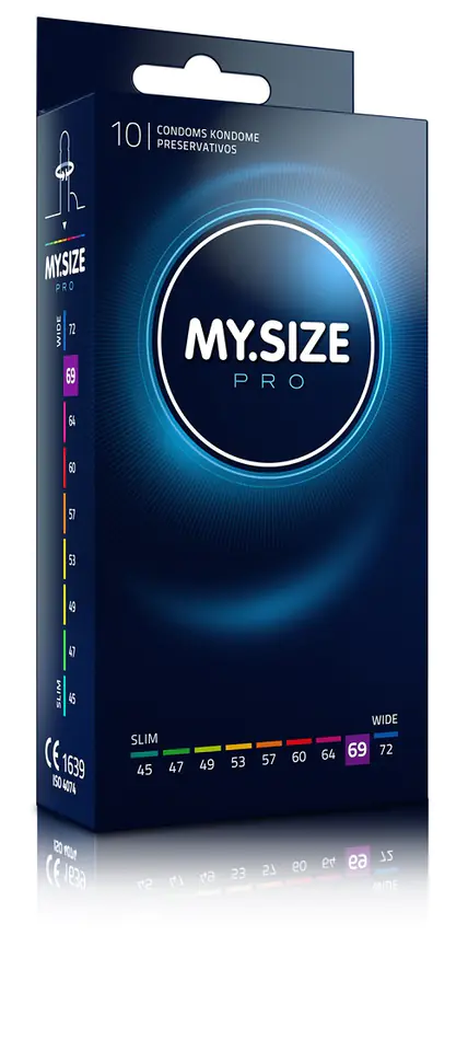 ⁨MY.SIZE PRO Condoms prezerwatywy 69mm 10szt⁩ w sklepie Wasserman.eu