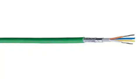 ⁨Kabel PROFINET 4x22AWG kat.5e PVC linka zielony BL-70007E.01B100 /100m/⁩ w sklepie Wasserman.eu