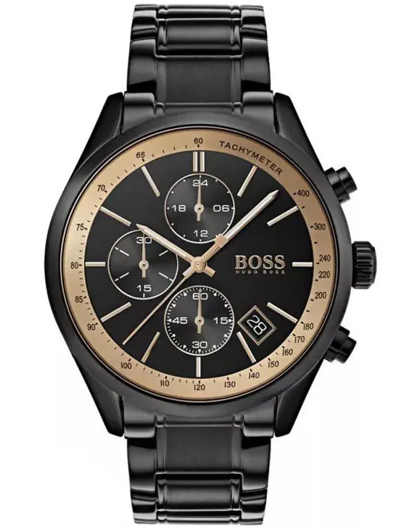 ⁨ZEGAREK MĘSKI HUGO BOSS 1513578 - GRAND PRIX (zh022a)⁩ w sklepie Wasserman.eu