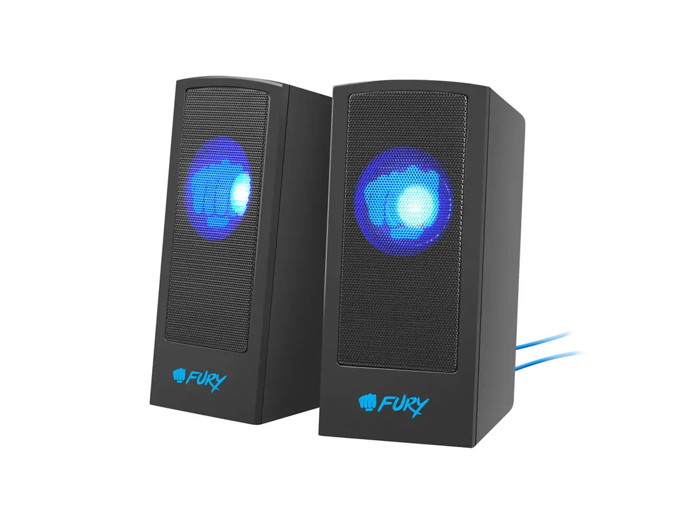 Computer Speakers 2.0 Fury Skyray black-blue at Wasserman.eu