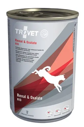 ⁨TROVET Renal & Oxalate RID with chicken - Wet dog food - 400 g⁩ at Wasserman.eu