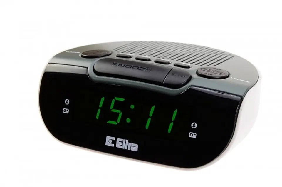 ⁨Alarm clock radio ZEBU 06PLL Grey/White⁩ at Wasserman.eu