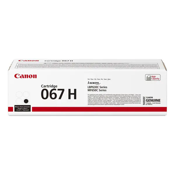 ⁨Canon oryginalny toner 067 H BK, 5106C002, black, 3130s, high capacity⁩ w sklepie Wasserman.eu