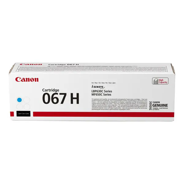 ⁨Canon oryginalny toner 067 H C, 5105C002, cyan, 2350s, high capacity⁩ w sklepie Wasserman.eu