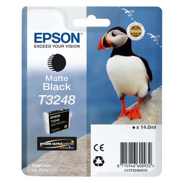 ⁨Epson oryginalny ink / tusz C13T32484010, czarny mat, 14ml⁩ w sklepie Wasserman.eu