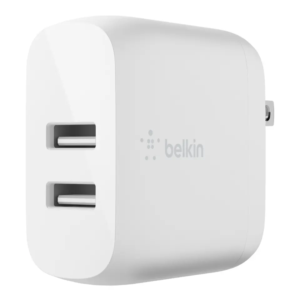 Belkin Dual USB-A Wall Charger 12W x2 White at Wasserman.eu
