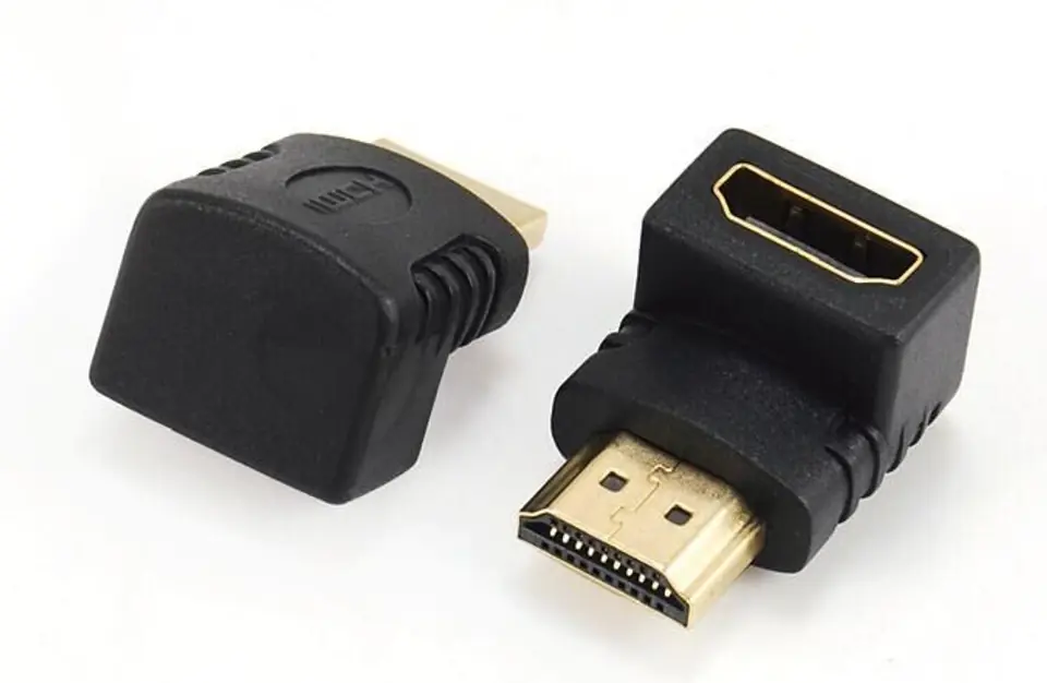 Adapter HDMI angled 90 Male-female at Wasserman.eu
