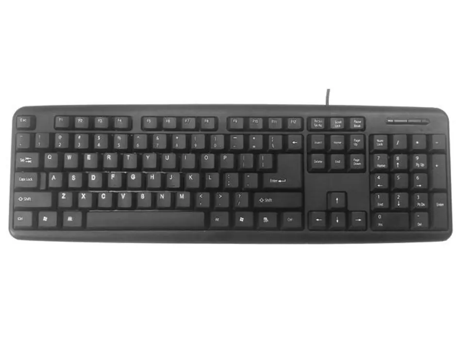 Standard USB Keyboard Black KB-U-103 at Wasserman.eu