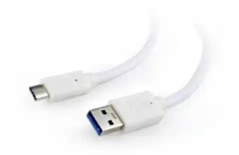 ⁨USB 3.0 (AM/CM) 1.8m cable white⁩ at Wasserman.eu