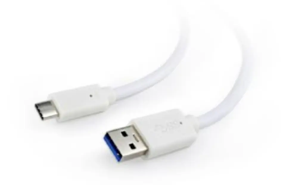 ⁨USB 3.0 (AM/CM) 1.8m cable white⁩ at Wasserman.eu