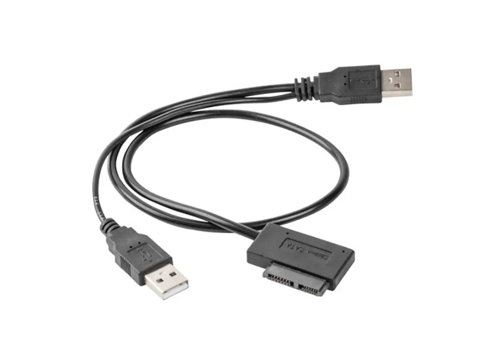 ⁨Adapter USB(M)+Power -> SATA Slim SSD (The cable)⁩ at Wasserman.eu