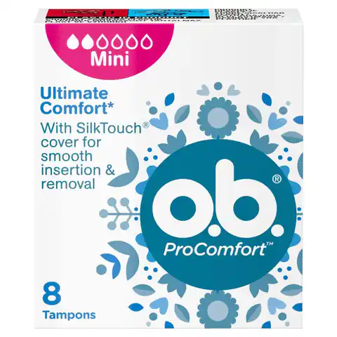 ⁨O.B.ProComfort Ultimate Mini komfortowe tampony 1op.- 8szt⁩ w sklepie Wasserman.eu