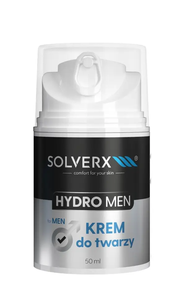 SOLVERX Hydro Men Krem do twarzy 50ml w sklepie Wasserman.eu