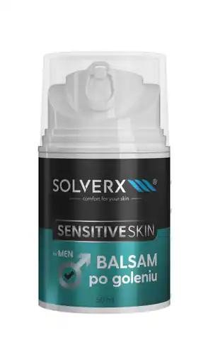 ⁨SOLVERX MEN SENSITIVE SKIN Balsam po goleniu 50ml&⁩ w sklepie Wasserman.eu