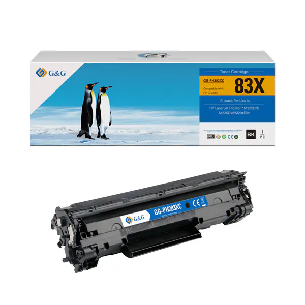 ⁨G&G kompatybilny toner z HP CF283X, CF283A, Canon CRG137, CRG737, NT-PH283XCU, black, 2200s⁩ w sklepie Wasserman.eu