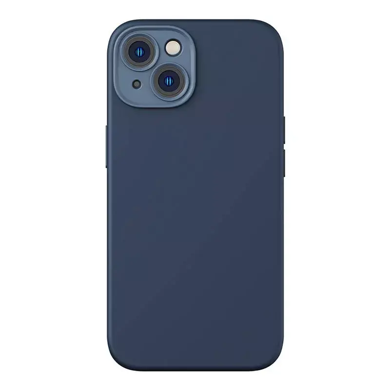 ⁨Zestaw ochronny Baseus Liquid Silica etui magnetyczne i szkło hartowane do iPhone 14 Plus (niebieski)⁩ w sklepie Wasserman.eu