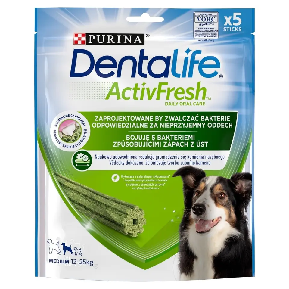 ⁨PURINA Dentalife Active Fresh Medium - przekąska dentystyczna dla psa - 115 g⁩ w sklepie Wasserman.eu