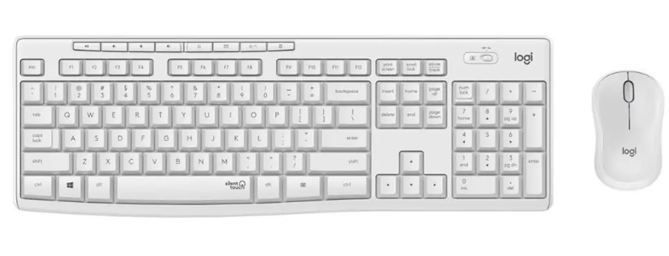 Klawiatura z myszka MK295 Silent Wireless Combo Offwhite 920-009824 w sklepie Wasserman.eu