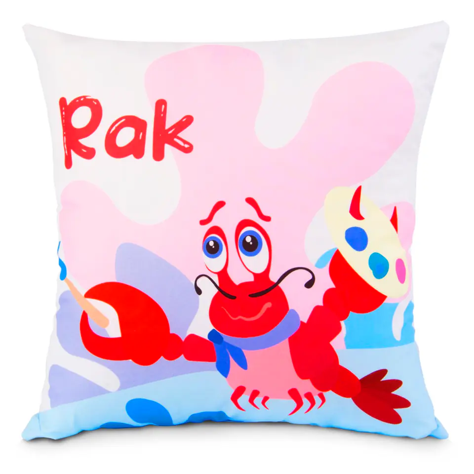 ⁨Poduszka przytulanka zodiak/40x40/rak (promocja)⁩ w sklepie Wasserman.eu