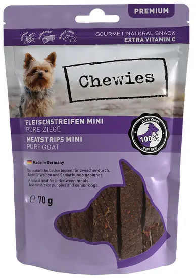 ⁨Chewies Meat Strips Mini Koza 70g⁩ w sklepie Wasserman.eu