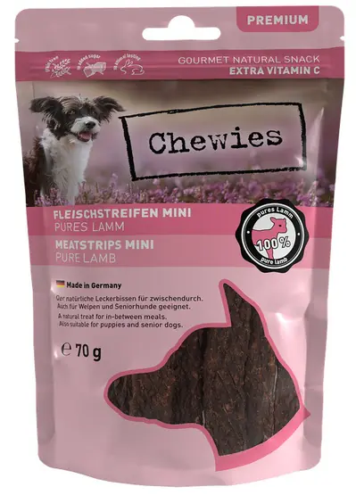 ⁨Chewies Meat Strips Mini Jagnięcina 70g⁩ w sklepie Wasserman.eu