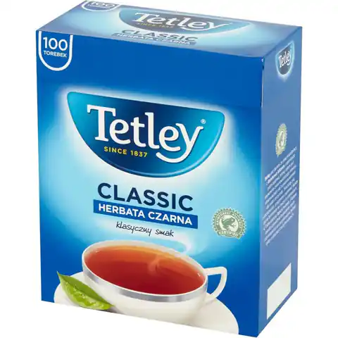 ⁨Herbata TETLEY Classic (100 torebek) czarna⁩ w sklepie Wasserman.eu
