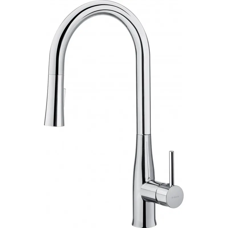 ⁨KITCHEN MIXER TAP WITH PULL-OUT SPRAY DEANTE CHROME LUCITE⁩ at Wasserman.eu