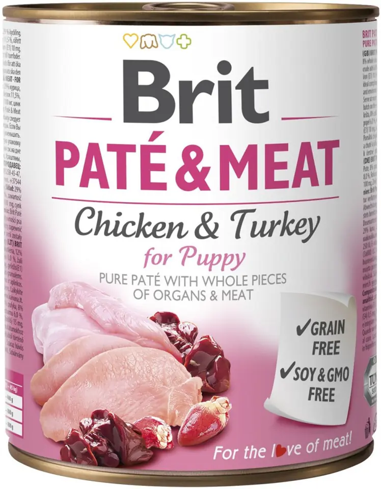 ⁨BRIT Paté & Meat Puppy - 800g⁩ at Wasserman.eu