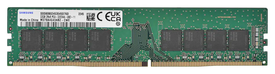 ⁨Samsung UDIMM 32GB DDR4 3200MH M378A4G43AB2-CWE⁩ at Wasserman.eu