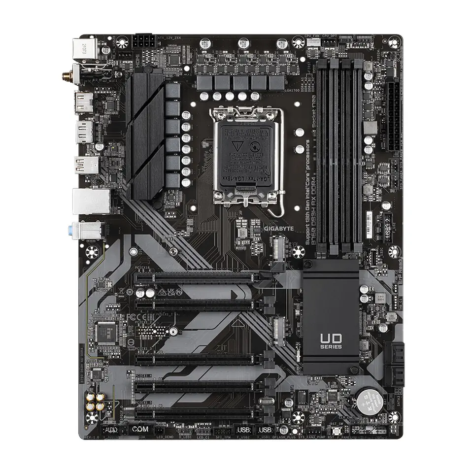 ⁨Gigabyte B760 DS3H AX DDR4 motherboard Intel B760 Express LGA 1700 ATX⁩ at Wasserman.eu