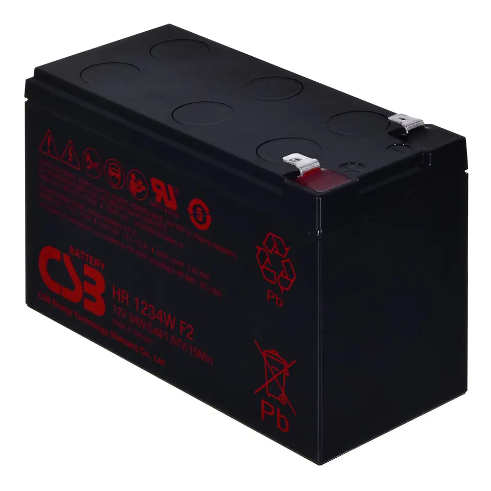 ⁨Battery HR1234WF2 CSB 9Ah 12V⁩ at Wasserman.eu